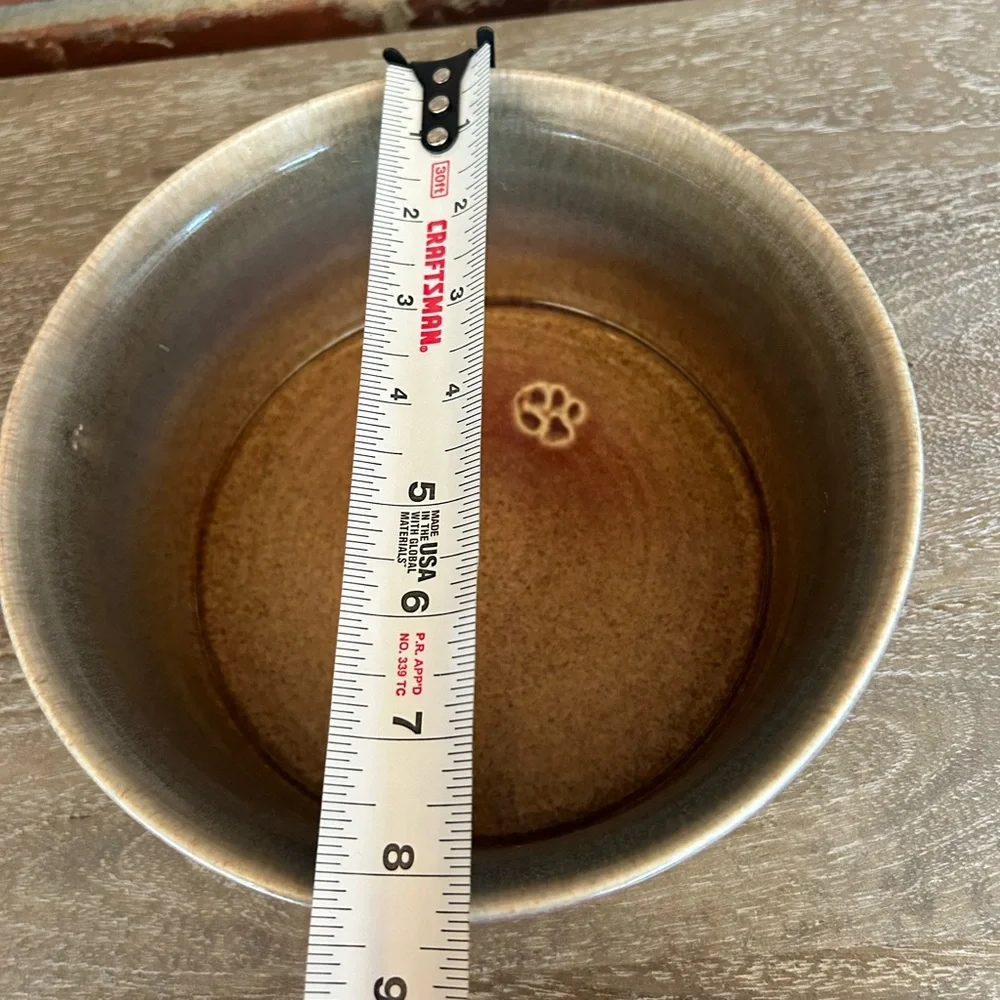 Homeplace Pottery Dog Bowl